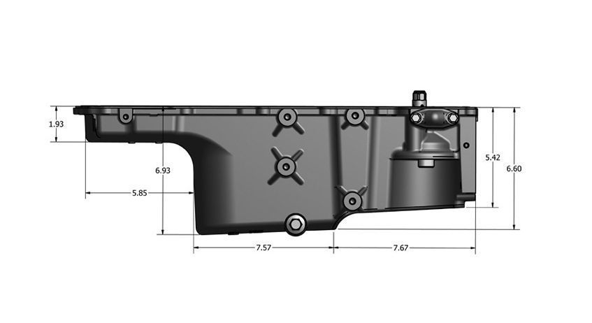 GM Performance GM12640748 Holden Commodore Ve Chev Ls3 6.2L V8 Alloy Oil Pan