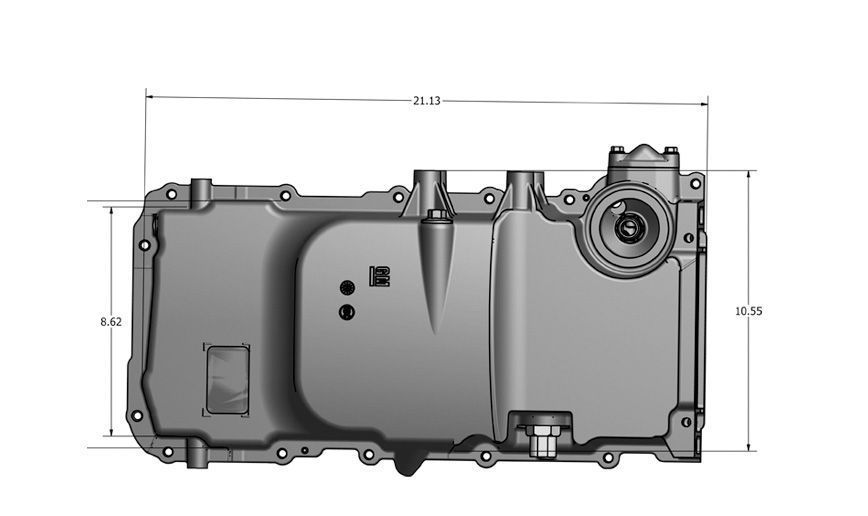 GM Performance GM12640748 Holden Commodore Ve Chev Ls3 6.2L V8 Alloy Oil Pan