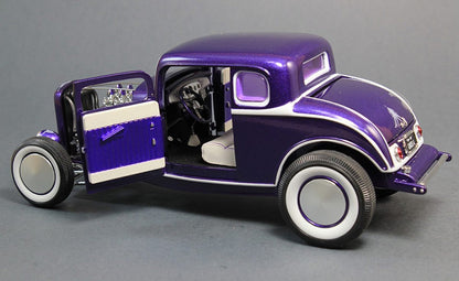 Acme Trading Company GMPA1805009 1:18 Diecast Purple Grand National 1932 Ford 5 Window Coupe