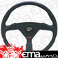 Grant GR1064 13.75" Formula 1 Steering Wheel Black Perforated w/ Black Accent. 3-1/2" Dish