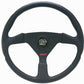 Grant GR1064 13.75" Formula 1 Steering Wheel Black Perforated w/ Black Accent. 3-1/2" Dish