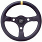 Grant GR1075 13" Pro Stock Steering Wheel Black 3 Spoke Black Vinyl Grip 3" Dish