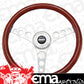 Grant GR15912 14.75" Heritage Speed Alloy Steering Wheel Mahogany Wood Grip