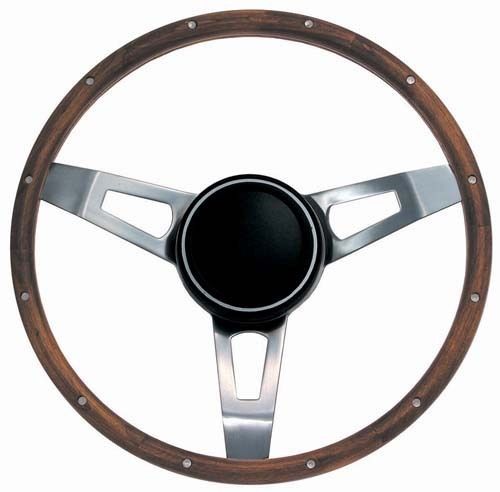 Grant GR246 15" Classic Nostalgia Steering Wheel Matte 3 Spoke Walnut Grip