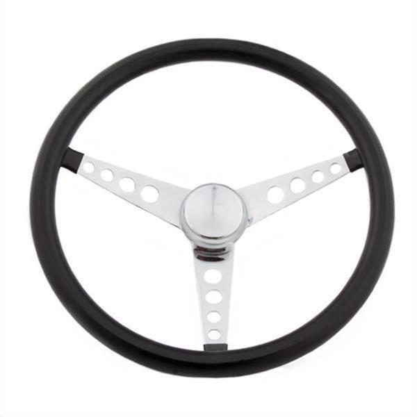 Grant GR277 Classic Black Vinyl 3 Spoke 15" 3-Bolt Mount Steering Wheel