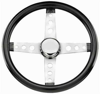 Grant GR570 Cruisin' Steering Wheel Vinyl Black Grip 13.5" Diameter 3-Bolt