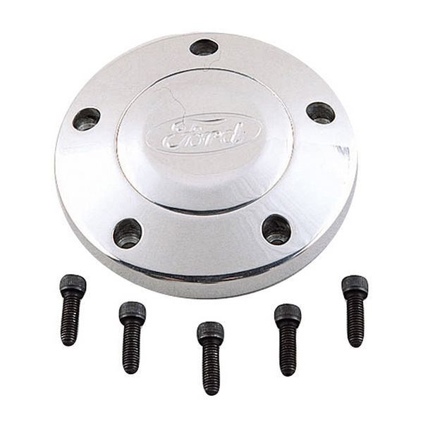 Grant GR5875 Signature Steering Wheel Polished Billet Horn Button Ford Oval