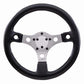 Grant GR633 13" Performance Gt Steering Wheel Satin 3 Spoke Black Vinyl Grip