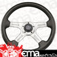 Grant GR742 14" Elite Gt Steering Wheel Polished 4 Spoke Black Vinyl Grip