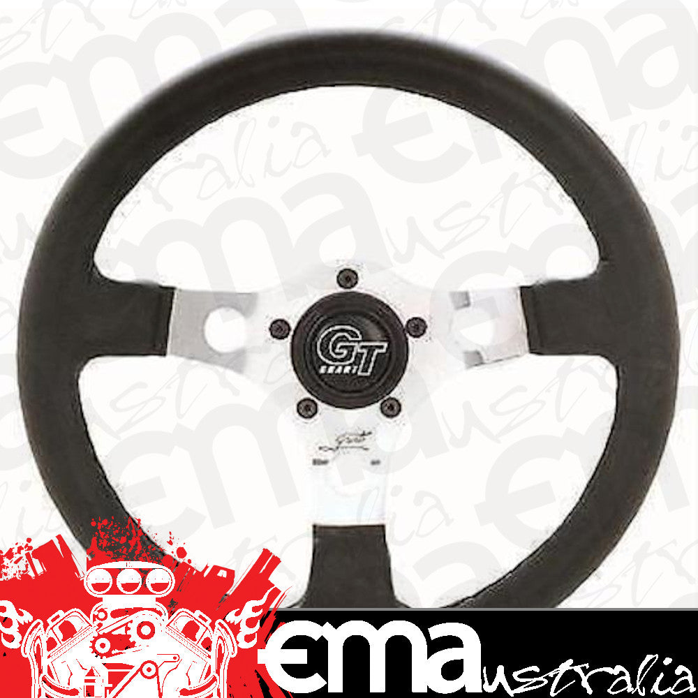 Grant GR771 13" Formula Gt Steering Wheel Chrome 3 Spoke/Black Vinyl Grip