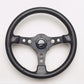 Grant GR774 14" Formula Gt Steering Wheel Black 3 Spoke Black Vinyl Grip