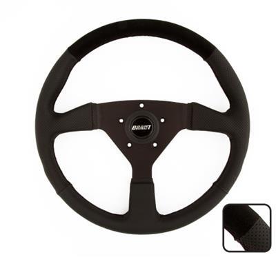 Grant GR8551 13.5' Steering Wheel Black Suede/Perforated Leather/ Leather