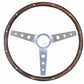 Grant GR963-0 Classic Ford Steering Wheel 13.5" S/S 3 Spoke Walnut Grip