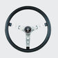 Grant GR968 15" Classic Mustang Steering Wheel Brushed S/S 3 Spoke/Black Grip