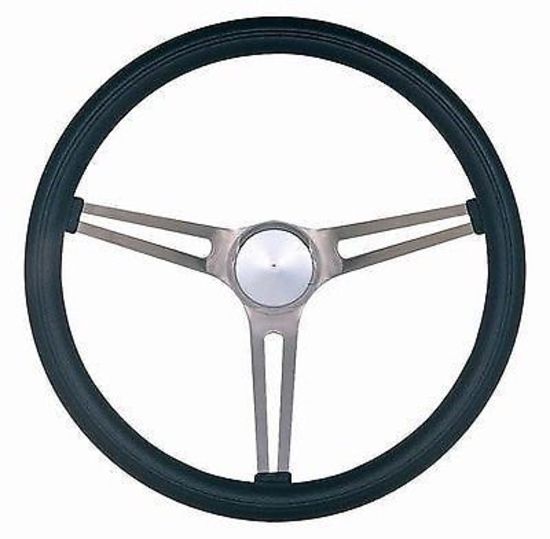 Grant GR969 15" Classic GM Steering Wheel S/S Spoke Black Vinyl Grip