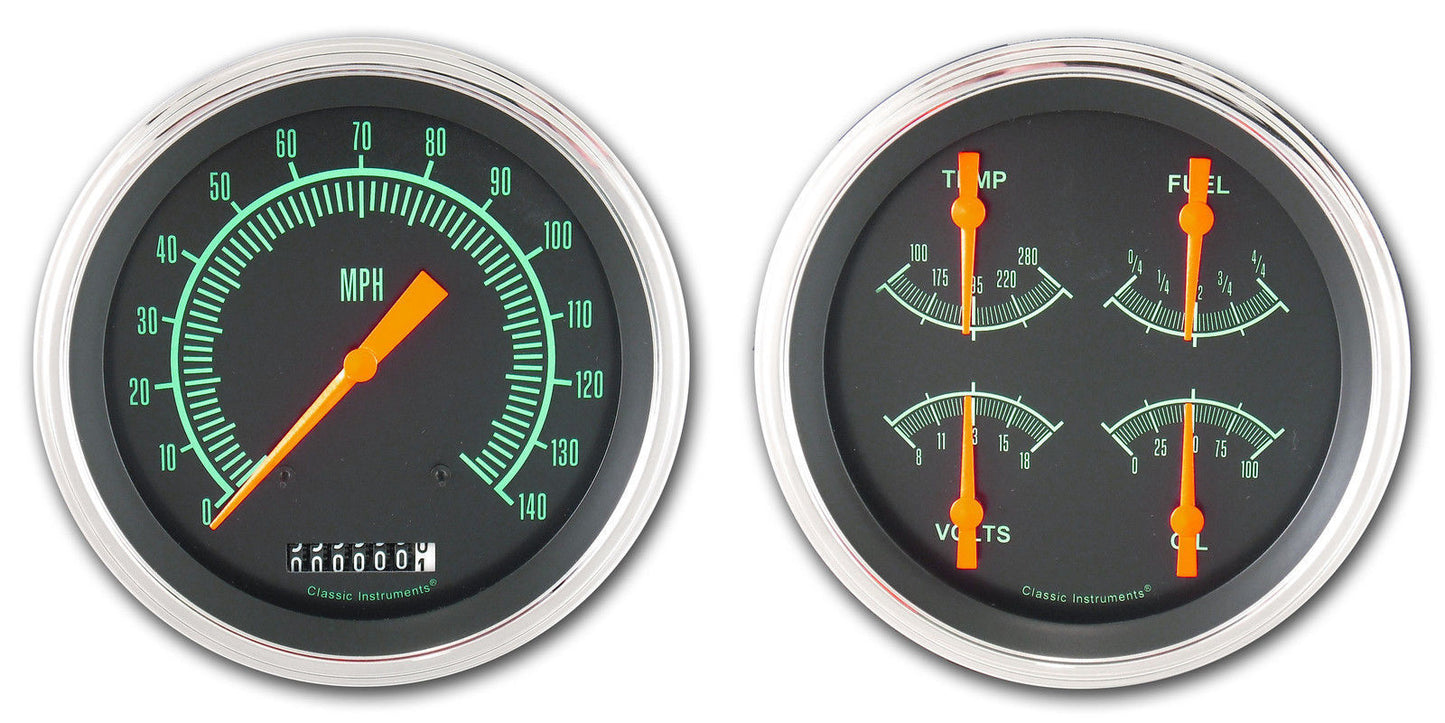 Classic Instruments GS52SLF G-Stock 4 - 5/8" Speedo & Quad