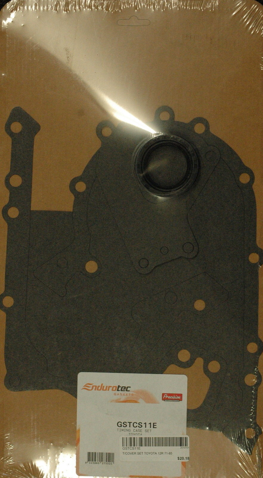 Endurotec GSTCS11E Endurotec Timing Cover Gasket & Seal Set For Toyota Hilux 12R Engine 71-85