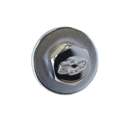 Gardner Westcott GW10-25280 Chrome Hex Washer Sems Body Bolts 5/16-18" x 1" 1" O.D Washer w/ Bowtie Logo