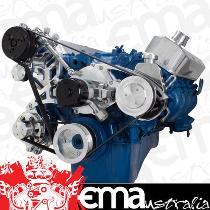 CVF 460-SERPENTINE-AC-EWP Ford 460 Serpentine System - AC and Power Steering Electric WP