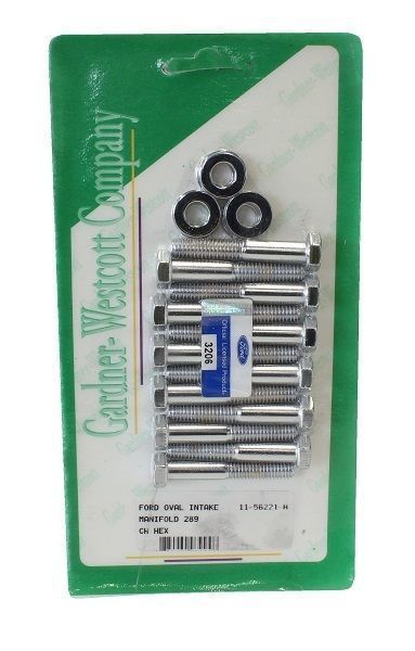 Gardner Westcott GW11-56221-HSP Ford 289-302W S/S Intake Manifold Logo Bolts
