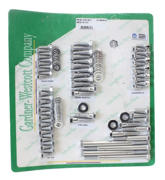 Gardner Westcott GW23-56330-HS Polished S/S Hex Engine Dress Up Kit