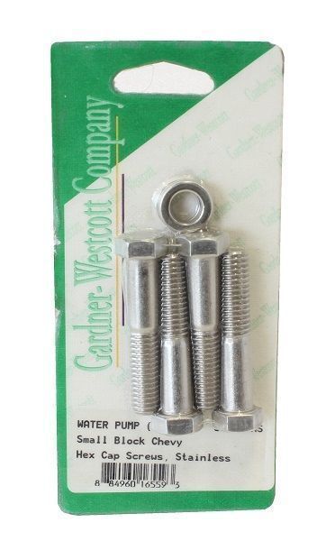 Gardener-Westcott GW56467-HS Gardner Westcott S/S Long Water Pump Bolt Kit suit Chev SB & BB V8