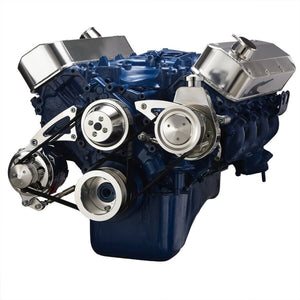 CVF Racing CVF-460-SERPENTINE-PS 460-SERPENTINE-PS Ford 460 Serpentine System - Power Steering & Alternator