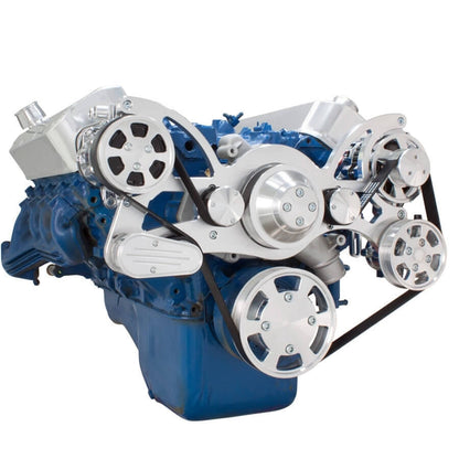CVF 460-WRAPTOR-AC Serpentine System for 429 & 460 - AC Power Steering & Alternator - All Inclusive