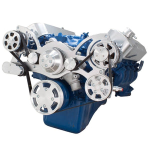 CVF 460-WRAPTOR-AC Serpentine System for 429 & 460 - AC Power Steering & Alternator - All Inclusive