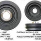 Powerbond HB1395-N Oem Style Balancer Mitsubishi Pajero 3.2L Turbo Diesel 4M41