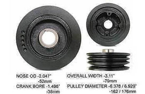 Powerbond HB1413-N Oem Style Balancer For Toyota Landcruiser 4.5L 6 Cyl 1Fzfe