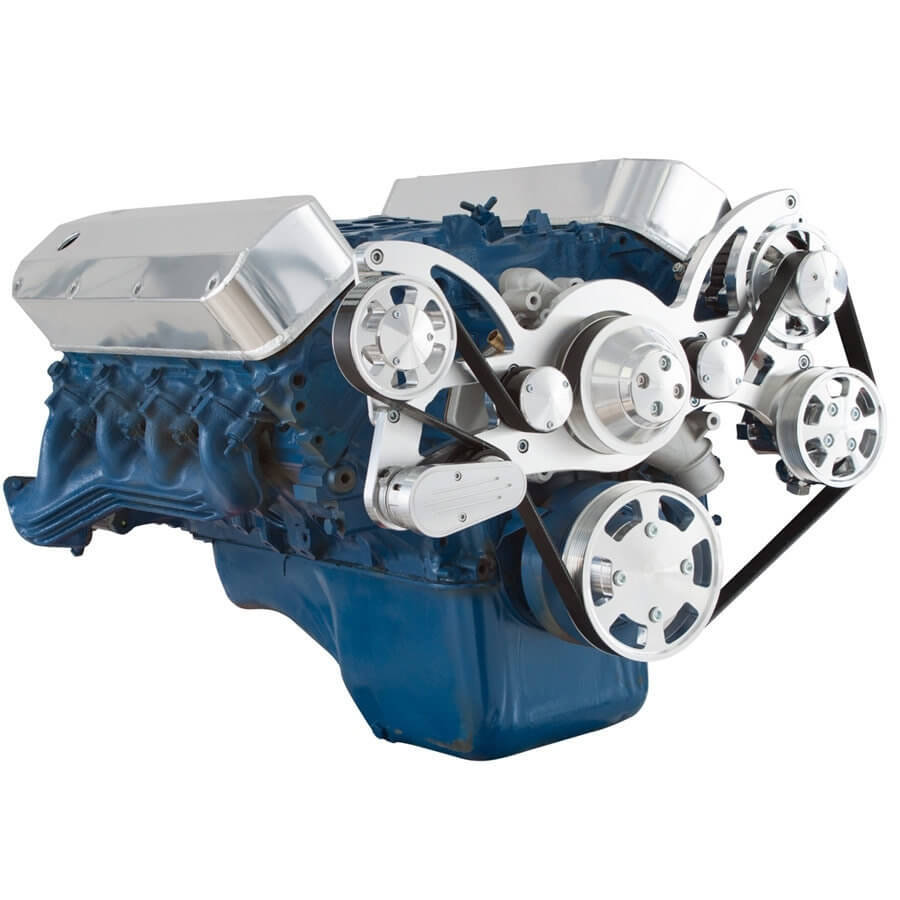 CVF 460-WRAPTOR-PS Serpentine System for 429 & 460 - Power Steering & Alternator - All Inclusive