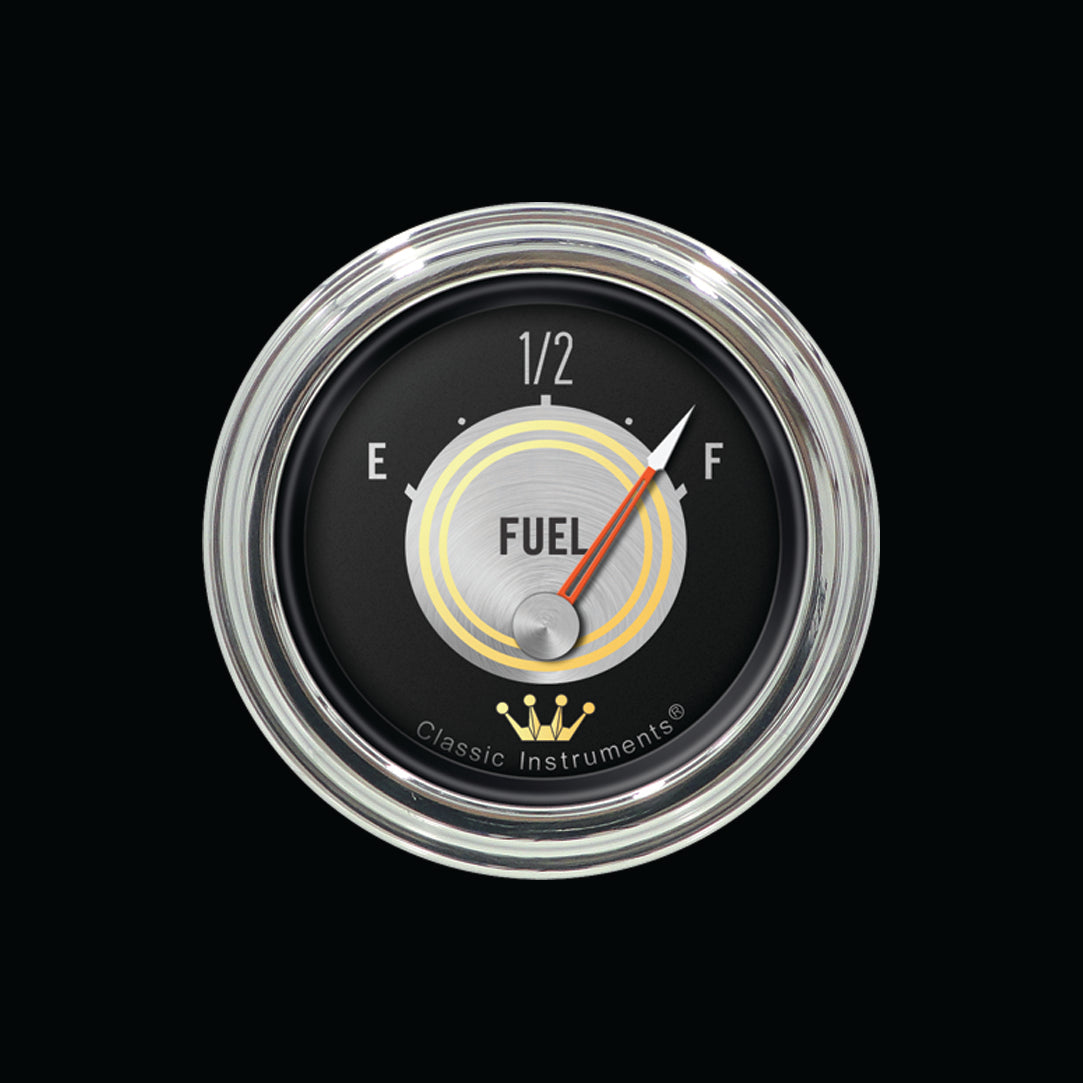 Classic Instruments HH09SLC Hollywood Hot Rod - Fuel Gauge 240-33 OHM 2-1/8"