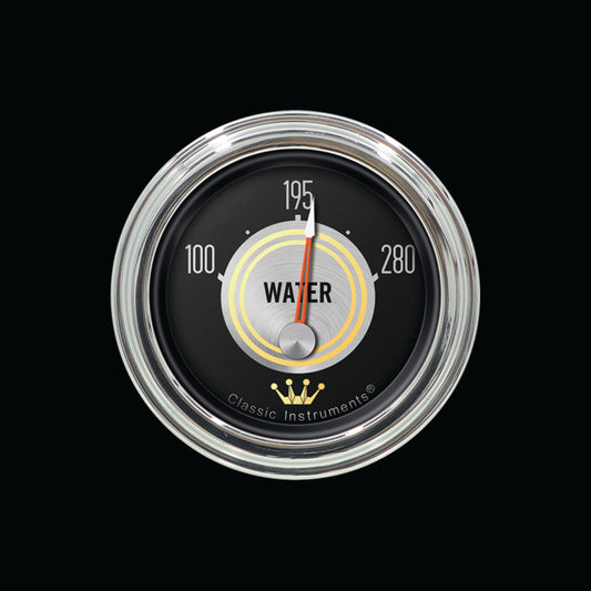 Classic Instruments HH26SLC Hollywood Hot Rod - Water Temp Gauge 2-1/6"