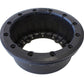 HiPer HI-1040-SBL-F Front 4" Carbon Wheel Half w/ Beadlock Including Black Locking Ring And Hardware.