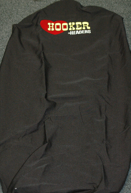 Hooker HK-THROW Love Headers Black Universal Seat Cover w/ Logo