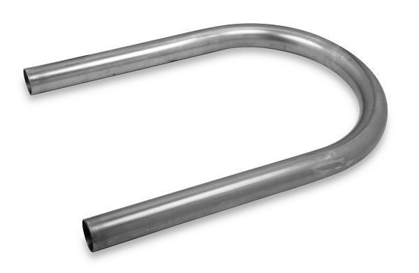 Hooker HK12260 Mandrel 180ø Bend 2-1/4" Dia Mild Steel Exhaust Tube 18 Gauge