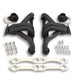 Hooker HK2100 Block Huggers suit SB Chev w/ Round Port Black Finish