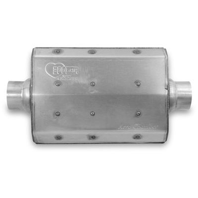 Hooker HK21506HKR Muffler Aero Chamber 3 In. Inlet/3 In. Outlet Steel Aluminized (each)