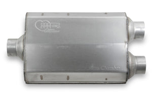 Hooker HK21508 Aero Chamber Muffler Single 2.5" Centre In/Dual 2.5" Out