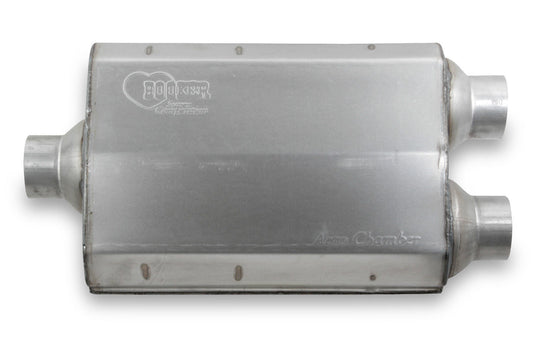 Hooker HK21508 Aero Chamber Muffler Single 2.5" Centre In/Dual 2.5" Out