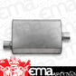 Hooker HK21602 Maximum Flow Muffler 2-1/2" Offset Inlet w/ 2-1/2" Center Outlet
