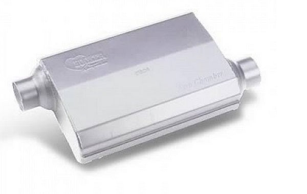 Hooker HK21605 Maximum Flow Muffler 3" Offset Inlet w/ 3" Center Outlet