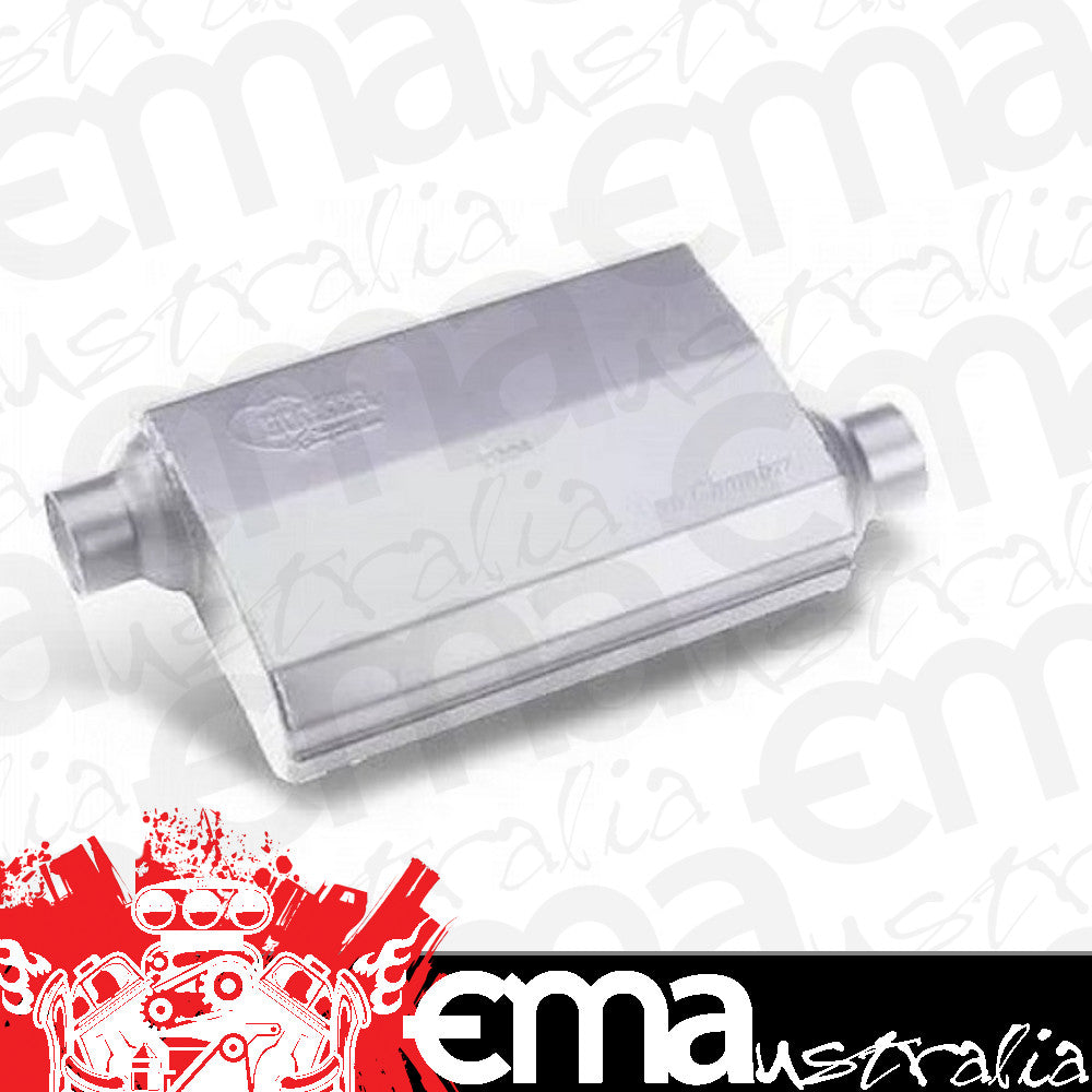 Hooker HK21605 Maximum Flow Muffler 3" Offset Inlet w/ 3" Center Outlet