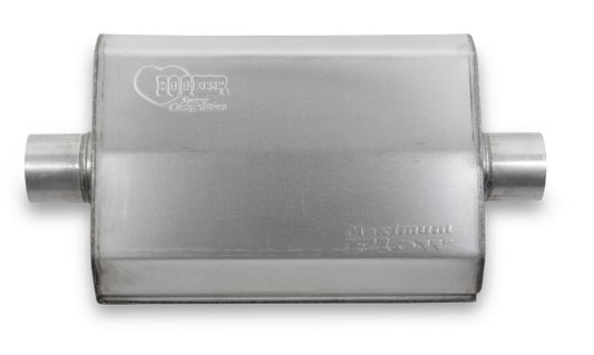 Hooker HK21614 Maximum Flow Muffler 2-1/2" Center Inlet & Outlet