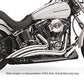 Hooker HK27404-3HKR Exhaust Pipes Troublemaker Chrome For Harley 04-06 Sportster Slash Cut