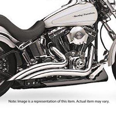 Hooker HK27404-3HKR Exhaust Pipes Troublemaker Chrome For Harley 04-06 Sportster Slash Cut