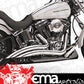 Hooker HK27404-3HKR Exhaust Pipes Troublemaker Chrome For Harley 04-06 Sportster Slash Cut