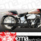 Hooker HK27909-1DHKR Exhaust Pipes Rebel Black For Harley 84-06 Softail Short Length Stagger Straight Cut