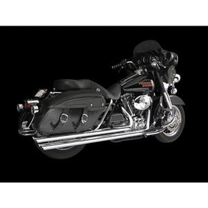 Hooker HK27941-3HKR Exhaust Pipes Rebel Chrome For Harley 84-07 Softail Mid Staggered Slash Cut